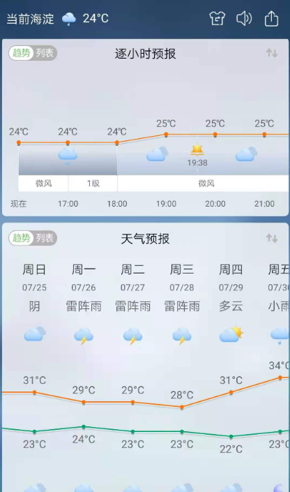 最准的天气预报软件有什么 最准的天气预报app推荐