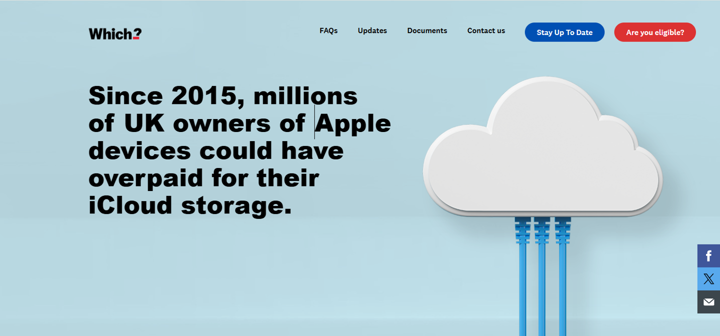 苹果遭 4000 万英国 iCloud 用户集体诉讼，面临 30 亿英镑索赔